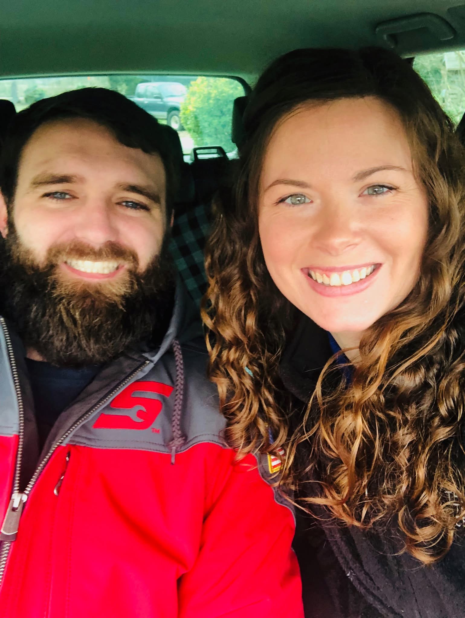 Tyler Snapp with his wife, Brittney